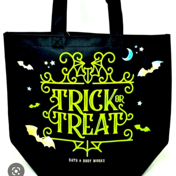 Glow In The Dark Halloween Tote Bag Bath and Body Works RARE - Picture 4 of 8